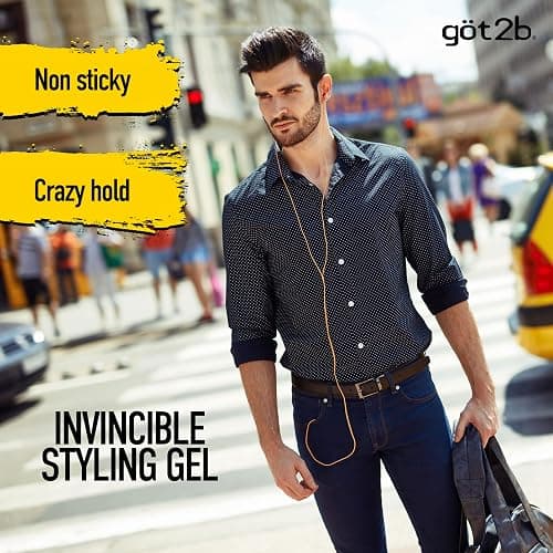 Got2b Ultra Glued Invincible Styling Hair Gel, 6 Ounce thumbnail 3