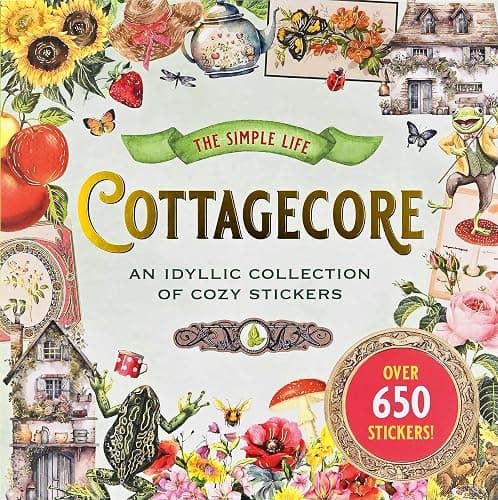 Cottagecore Sticker Book (over 650 stickers!) - Image 1