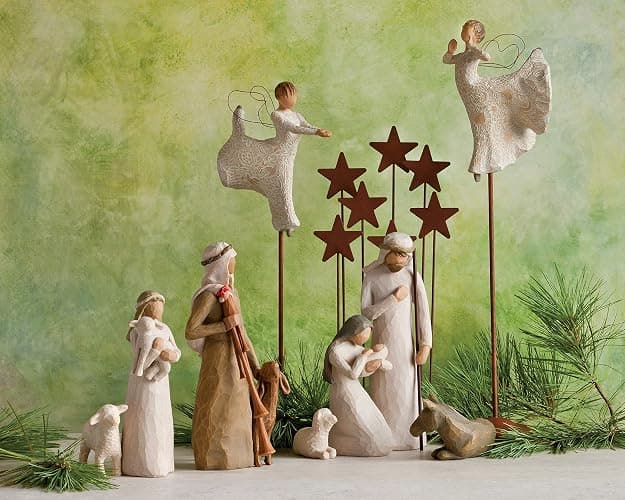 Willow Tree Zampognaro (Shepherd with Bagpipe), A Shepherd's Gift, a Joyous Melody, proclaiming The News Expand and Elevate Your Nativity Collection or Holiday Advent, Sculpted Hand-Painted Figure thumbnail 5