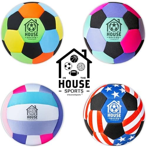 U Scored Sports in The House Soft Indoor Volleyball for Boys & Girls (Ages 3+) – Realistic Feel - Training Ball for Indoor Play - Bring Vball Practice Home - Great Gift for Any Volleyball Player thumbnail 6
