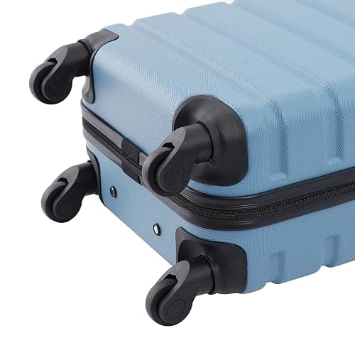 Wrangler Hardside Spinner Luggage, Blue Heaven, Carry-On 20-Inch thumbnail 6