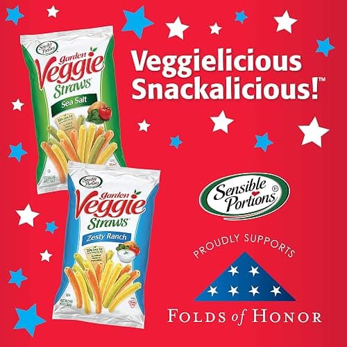 Sensible Portions Garden Veggie Straws, Screamin' Hot, Gluten Free & Non-GMO, 4.25 Ounce (Pack of 12) thumbnail 4