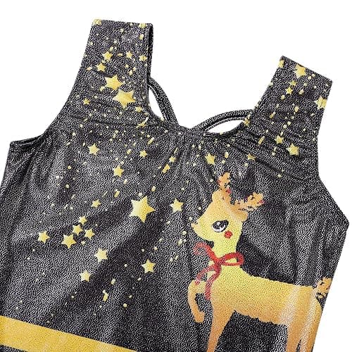 Leotards for Girls Gymnastics Sparkly Ballet Dance Activewear with Tumbling thumbnail 4