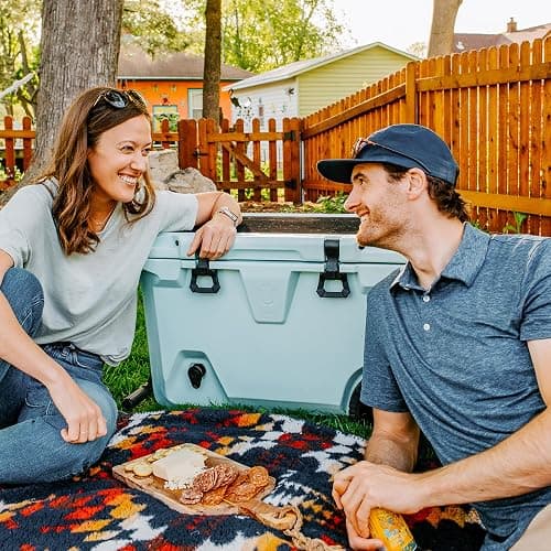 BrüMate BrüTank Wheeled Hard Cooler with Built-in Drink Dispenser Tank and Tap | Perfect for Beach, Tailgating, Drinks, Camping, Sports Games, Parties and More thumbnail 5