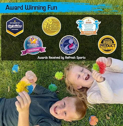 Stringy Balls & Sensory Toys 8 Pack - Valentines Day Gifts for Kids Ages 3 4 5 6 7 8 + Year Old Easter Basket Stuffers - Best Toddler Valentines Day Gifts for Boys & Girls - Monkey Balls Fidget Toys thumbnail 7