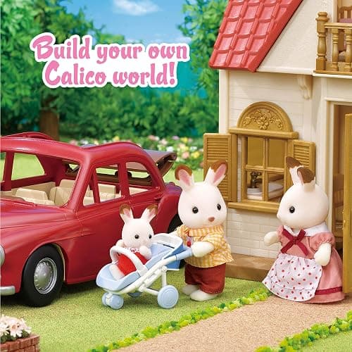 Calico Critters Family Cruising Car for Dolls, Toy Vehicle Seats up to 5 Collectible Figures thumbnail 2