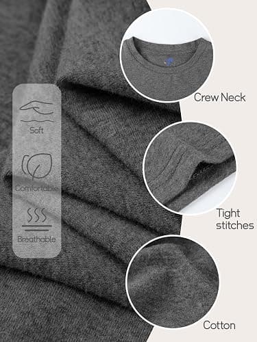YERIOK 5 Pack Boys Shirts Short Sleeve Shirts for Boys Cotton T-Shirts Kids Toddler Tshirts Tees Clothes Summer Tops thumbnail 2