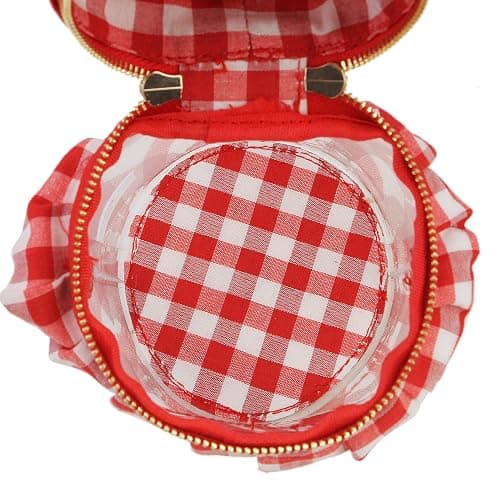 Novelty Purse for Women Cute Strawberry Jam Shaped Crossbody Bag Transparent PVC Crossbody Bag thumbnail 9