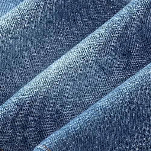 Kucnuzki Toddler Kids Girls Clothes Short Sleeve Shirt Top Flare Denim Jeans 2 Piece Outfits For Girls Cute Clothing Set thumbnail 5