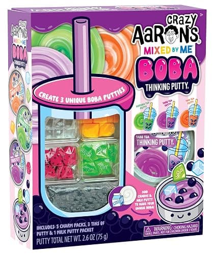 Crazy Aaron's Mixed by Me Boba Thinking Putty Kit - Made in USA - Image 1
