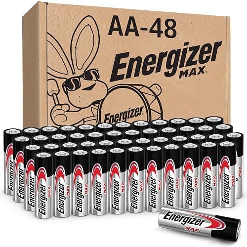 Energizer MAX AA Batteries (48 Pack), Double A Alkaline Batteries - Image 1