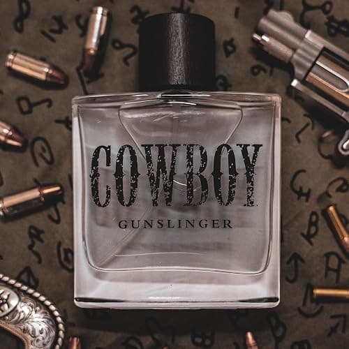Cowboy Gunslinger Men’s Cologne by Tru Western, 3.4oz, Warm, Fresh Bergamot, Huckleberry & Sage Scent, Bold Masculine Fragrance with Leather & Tobacco, Long Lasting thumbnail 3