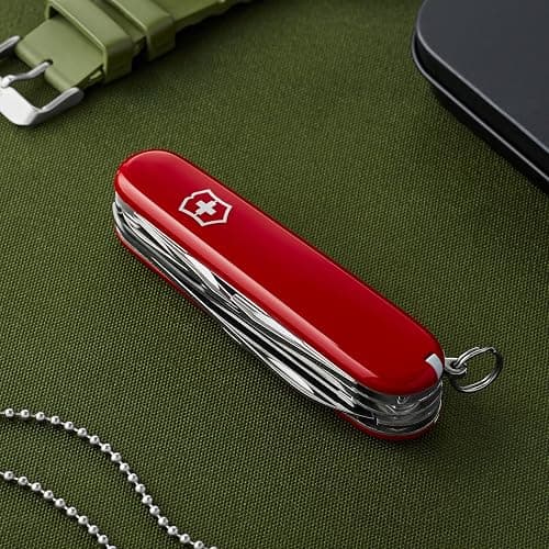 Victorinox, Huntsman, Coltellino Svizzero, Originale, Multiuso, Campeggio, 15 Funzioni, Lama, grande, Cavatappi thumbnail 3