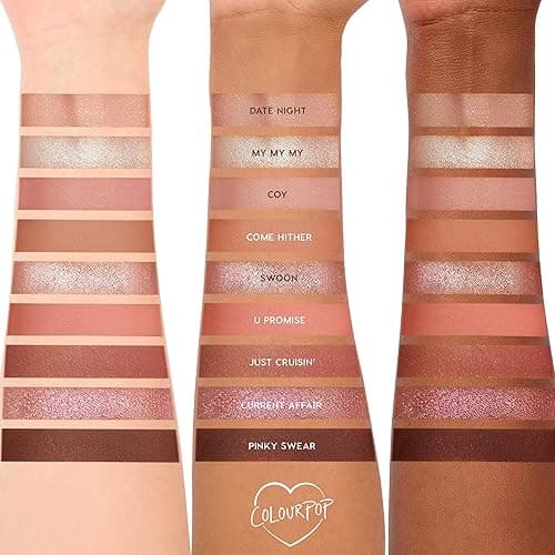 ColourPop Eyeshadow Palette - Eye Makeup Palette with Matte, Metallic, Matte Sparkle & Glitter Finishes - High-Pigment Eye Makeup with a Long-Wearing Formula - Blush Baby (0.3 oz) - Blush Baby thumbnail 6