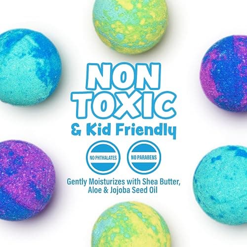 Tub Works® Jelly Bath Slime Bombs, 6 Pack | Bath Bombs for Kids That Turn Bath Water Into Colorful Jelly Slime | Nontoxic | Unique Kids Bath Bombs with Surprise Slime Texture | Sensory Fun Bath Toys thumbnail 7