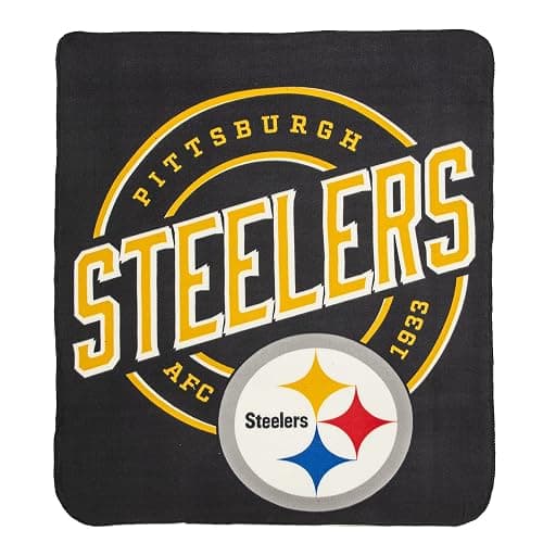 Northwest NFL Pittsburgh Steelers Unisex-Adult Fleece Throw Blanket, 50" x 60", Campaign - Image 1