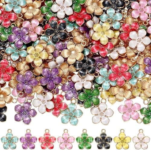 Bucherry 208 Pcs Letter Metal Charms for Jewelry Making Mix Initial Double Side Charms for DIY Bracelet Necklace Making - Image 1