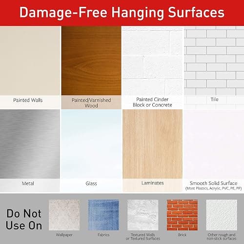 Command 10 lb Medium Picture Hanging Strips 16 Pairs (32 Command Strips), Damage-Free Hanging Picture Hangers, No Tools Great for Christmas Decorations thumbnail 10