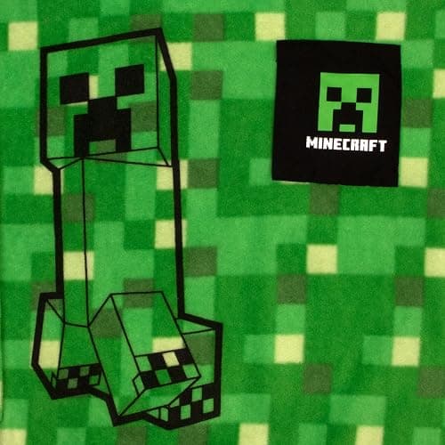 Minecraft Creeper Graphic 2-Piece Set - Boys Fleece Pullover Hoodie & Jogger Pants 2-Pack Bundle Set for Kids and Toddlers thumbnail 5