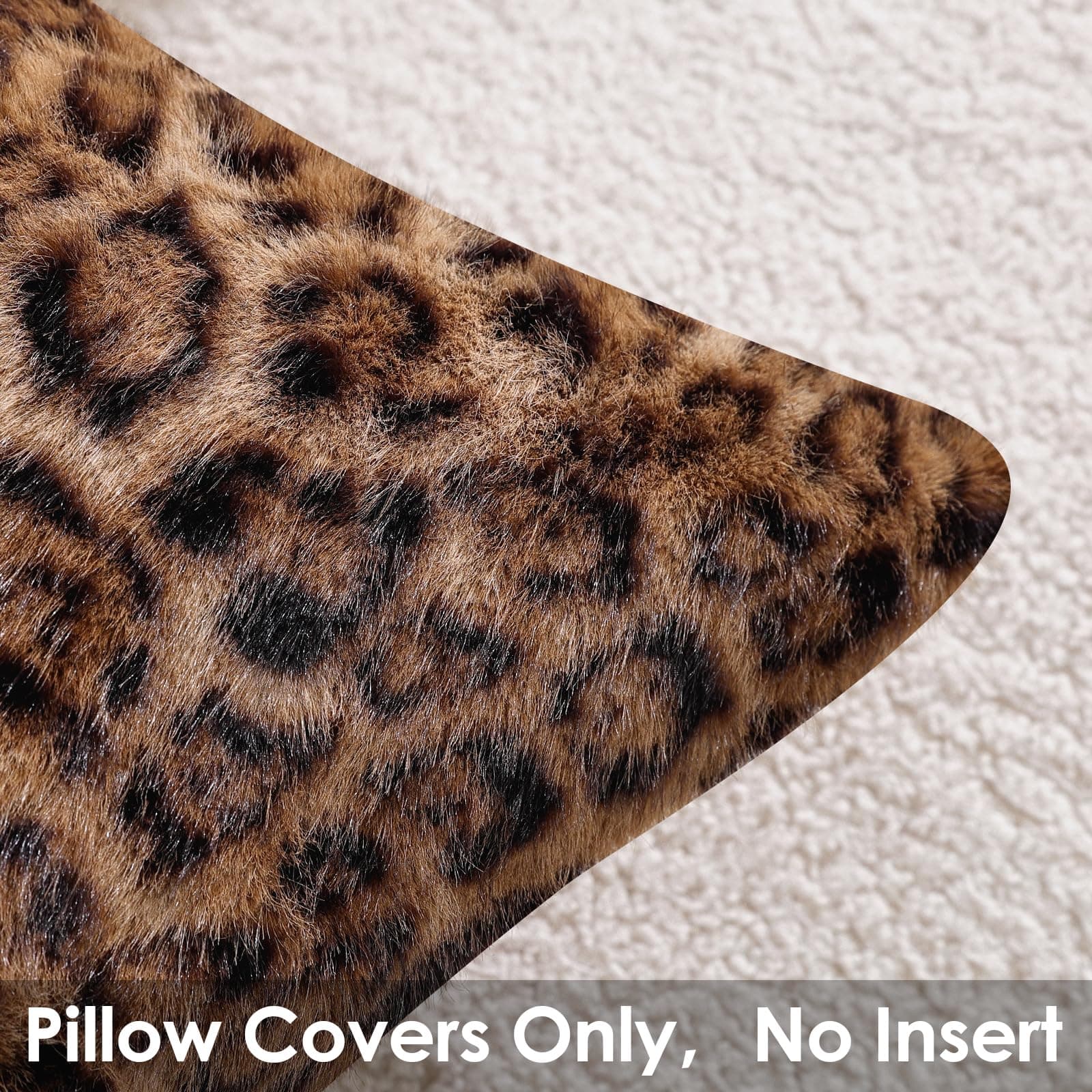 SYSLOON Cheetah Print Throw Pillow Covers 18x18 Inch Set of 2, Leopard Print Decorative Pillow Covers Home Decor for Living Room Sofa & Bed, Beige Brown Leopard | Set of 2,Soft Faux Fur,Leopard Print Cushion Cases,Modern Home Decor,for Couch,Sofa,Bedroom,Living Room,Gift thumbnail 8
