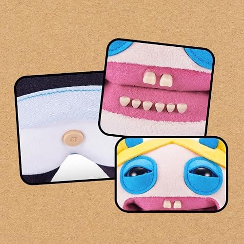 Fuggler Powerpuff Girls 9-Inch Plush Toy (Bubbles) by ZURU – Funny Ugly Monster Stuffed Animal with Human-Like Teeth, Collectible Plush for Kids, Tweens, Teens, Adults & Cartoon Fans thumbnail 6