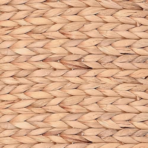 happimess WRK1000A Annulus 24.5" 3-Shelf Circular Handwoven Hyacinth Wall Rack for Entryway, Bedroom, Living Room, Guest Room, Natural thumbnail 5