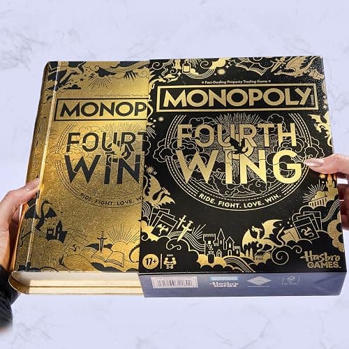 Monopoly Fourth Wing Edition Board Game for Adults | Officially Licensed Game Inspired by the Empyrean Series, Book 1 | 2-6 Players | Ages 17+ thumbnail 8