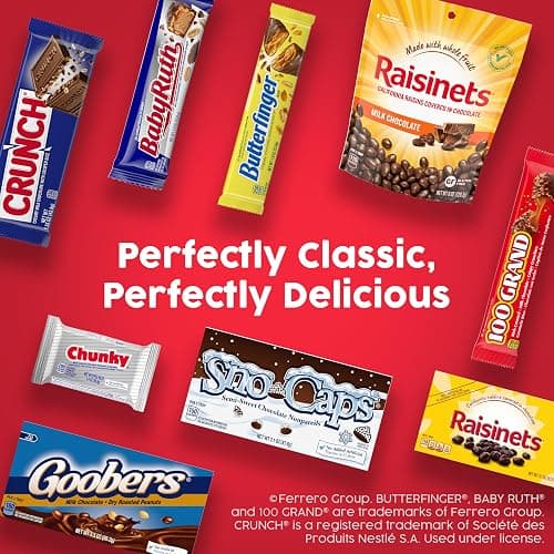 CRUNCH Full-Size Candy Bar, Creamy Milk Chocolate with Crunchy Crisped Rice, 36 Individually Wrapped Bars, 1.55 oz Each thumbnail 10