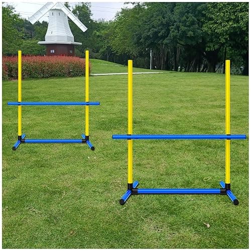 MAICOBI Dog Jump Hurdles Training Equipment,Indoor or Ourdoor,Dog Agility Training Equipment,Jump Obstacle Course for Dogs Outdoor, Playground Equipment,Carrying Bag (2 Sets) thumbnail 2