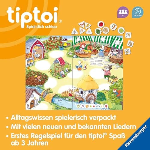 Ravensburger tiptoi Spiel 00119 - Heute gehen wir Einkaufen - Lernspiel für Kinder ab 3 Jahren thumbnail 5