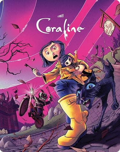 Coraline - Limited Edition Steelbook 4K Ultra HD + Blu-ray [4K UHD] thumbnail 2