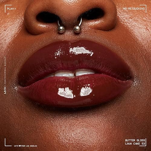 NYX PROFESSIONAL MAKEUP Butter Gloss Brown Sugar, Non-Sticky Lip Gloss - Lava Cake (Rich Brown) thumbnail 8