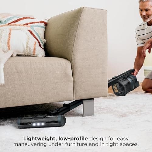 Shark Pet Cordless Stick Vacuum with XL Dust Cup, LED Headlights, Removable Handheld Vac, Crevice Tool, Portable Vacuum for Household Pet Hair, Carpet & Hard Floors, 40min Runtime, Ice Blue, IX141AMZ thumbnail 5