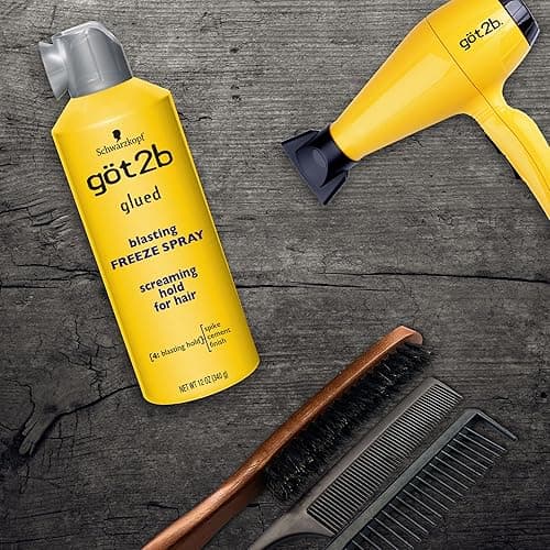 Got2b Glued Blasting Freeze Hairspray, 12 oz, Pack of 2 - Freeze Hairspray - 12 Fl Oz (Pack of 2) thumbnail 6