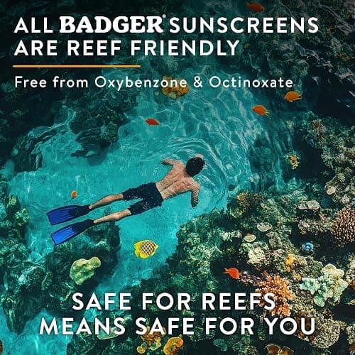 Badger SPF 50 Daily Mineral Sunscreen with Zinc Oxide, 85% Organic, Lightweight & Easy to Apply, No White Cast, Moisturizing, Reef Safe, Vegan, Unscented, 4 fl oz thumbnail 5