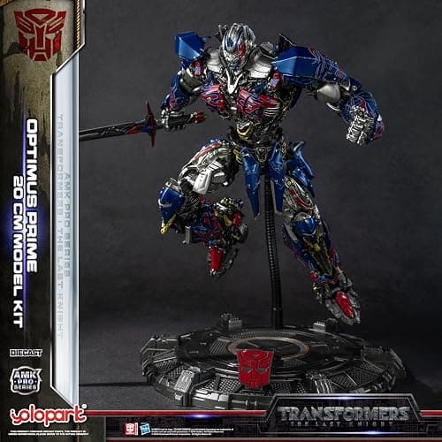YOLOPARK Transformers: The Last Knight Optimus Prime with Upgraded Weaponry,Highly Articulated 7.87 Inch Transformers Action Figure for Ages 15 and Up,No Converting thumbnail 7