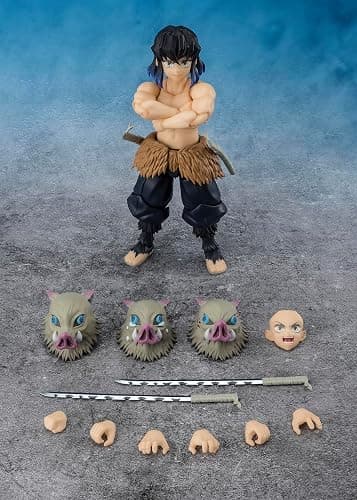 TAMASHII NATIONS - Demon Slayer: Kimetsu no Yaiba - Inosuke Hashibira S.H.Figuarts Action Figure thumbnail 8