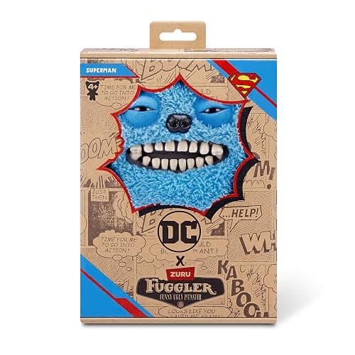 Fuggler x DC by ZURU Funny Ugly Monster, Plush, Collectible, Toy (Superman) thumbnail 3