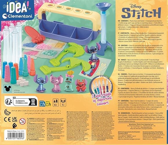 Clementoni Stitch Pen Lab – Create Colourful Stitch-Inspired Pens with Accessories and Tools for Kids 6+ thumbnail 2