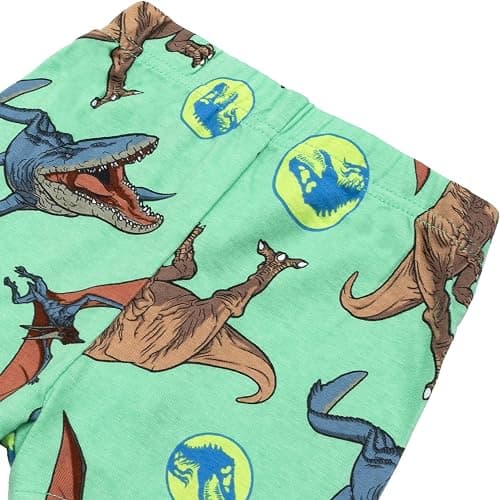 Jurassic World boys 4-piece Snug-fit Cotton Pajama Set, Soft & Cute for Kids thumbnail 5