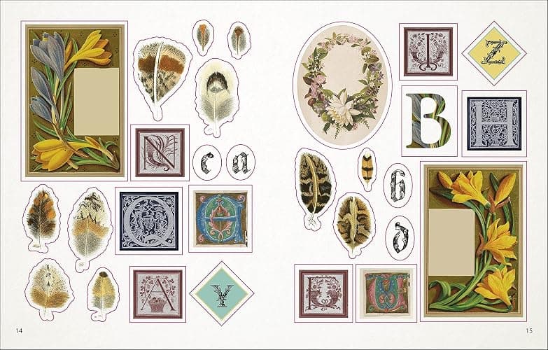 The Bees, Birds & Butterflies Sticker Anthology: With More Than 1,000 Vintage Stickers thumbnail 4