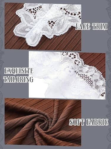 Fourluoo Women's Long Lace Tank Tops lace Camisole Patchwork Tops for Women thumbnail 4