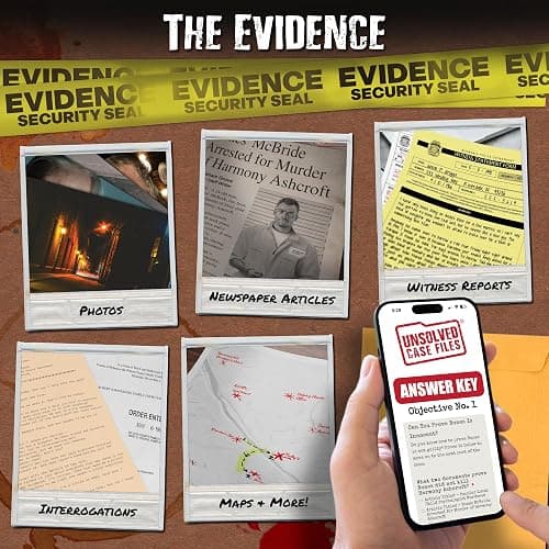Unsolved Case Files | Ashcroft, Harmony - Cold Case Murder Mystery Game - Can You Solve The Crime? Who Killed Harmony? For Ages 14 and up thumbnail 6