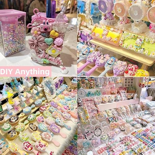 Cream Glue for DIY Crafts, 4pcs (50ml Each) White Decoden Cream DIY Phone Case Kit with 4pcs Piping Tips, Perfect for Handmade Crafts and Decorations (White) thumbnail 7