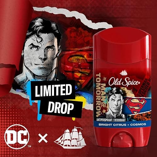 Old Spice Superman Man of Tomorrow Body Wash + Antiperspirant Deodorant Bundle Pack, 24/7 Freshness, Smell Like a Hero, Bright Citrus + Cosmos Lasting Scent, 24 oz & 2.6 oz (Pack of 2) thumbnail 9