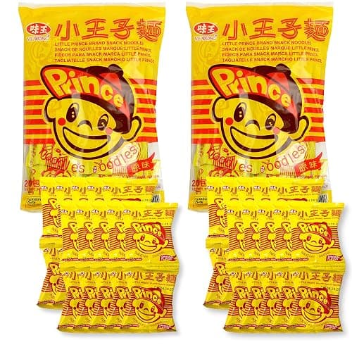 Ve Wong Little Prince Brand Snack Noodles 10.50oz(20 Small Bags)(pack of 2) by DragonMall - Image 1