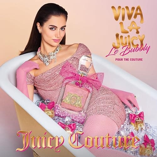 Juicy Couture Viva La Juicy Le Bubbly Eau De Parfum, Women's Perfume with Notes of Champagne Inspired Pink Berries, Gardenia, Jasmine & Amber, Gift for Her thumbnail 3