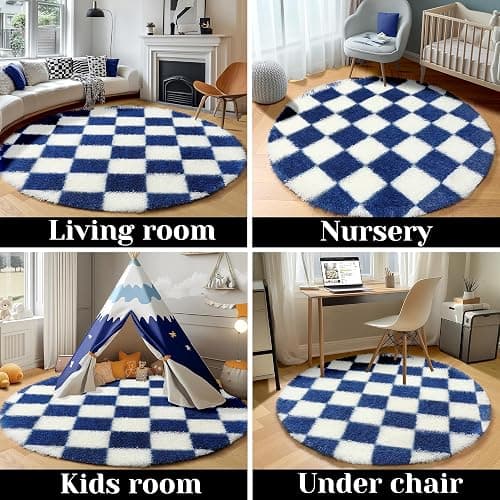 Round Rug 4ft Circle Area thumbnail 6
