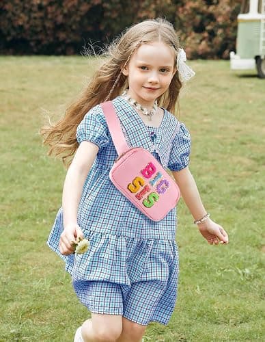 Big Sister Gifts For Girls, Big Sister Fanny Pack With Bracelet, Belt Bag For Girls Teens Kids, Personalized Christmas Birthday Gifts For Daughter Crossbody Bag Purse (BIG SIS-1, Pink) thumbnail 4