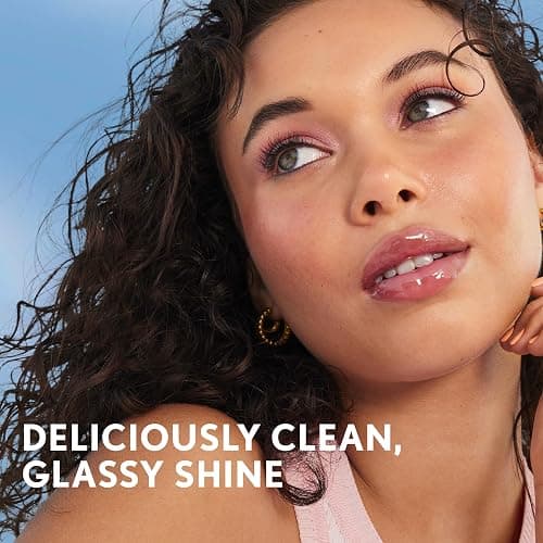 COVERGIRL Clean Fresh Yummy Lip Gloss, Sunshine Rays, W&F, Hydrating, Non-Sticky, Hyaluronic Acid, Glassy Shine, 0.33oz thumbnail 6
